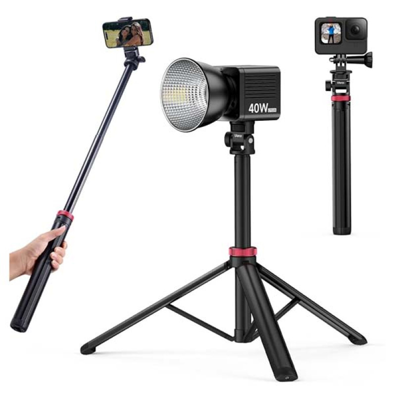 Ulanzi MT-79 6.5ft Portable Light Stand – Lightweight Aluminum Extendable Tripod Stand with 1/4" Screw & Compact Foldable Design for Studio Lighting & Vlogging_img_1