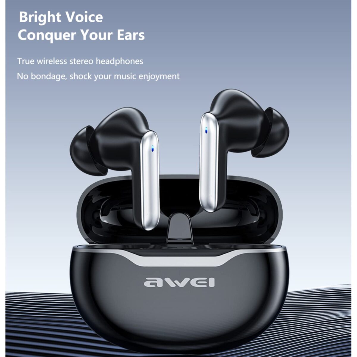 Awei T50 True Wireless Earbuds – Bluetooth 5.3 TWS with 13mm Drivers, 4-Mic ENC Noise Cancellation, IPX6 Waterproof & 25H Battery_img_3