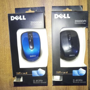 DELL Wireless Optical Mouse (2.4GHz, 2000 DPI) – Adjustable Cursor Speed, Ergonomic Comfort Grip, USB Nano Receiver, Power Switch & Wide System Compatibility_img_0