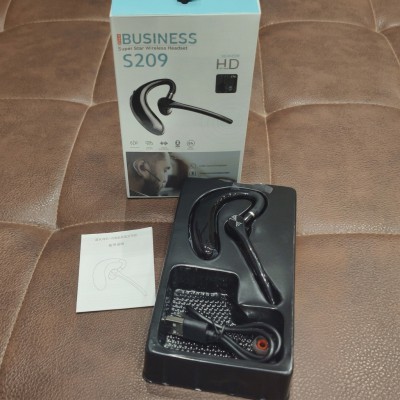 Business Super Star S209 Single Wireless Headset – Bluetooth V5.0 with 270° Rotatable Earhook, HD Mic, Intelligent Noise Reduction & 8H Battery_img_4