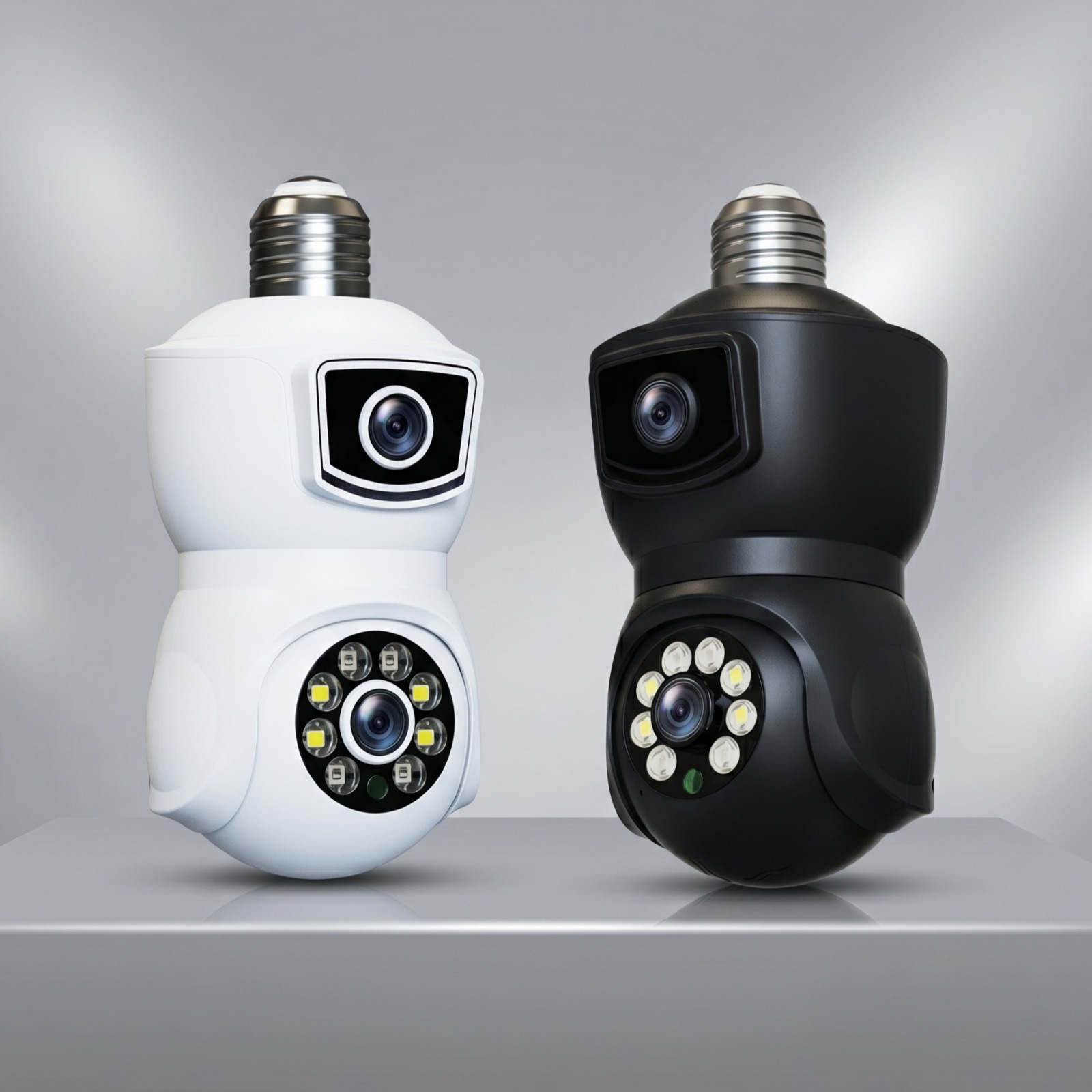 V380 E9 Dual Lens Bulb PTZ IP Camera – 1080P Full HD Wireless WiFi CCTV with E27 Lamp Base, AI Human Detection, Color Night Vision & Two-Way Audio_img_5