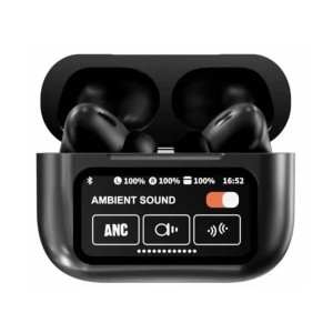 A9 Pro ANC True Wireless Earbuds – Smart Touch Screen Charging Case, Active Noise Cancellation, 13mm Drivers, GPS Location & 35H Battery_img_0