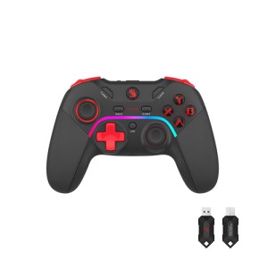 A4Tech Bloody GPW70 2.4G Wireless RGB Gaming Controller (Black) – Multi-Platform Compatible, Dual Connection, RGB Animation, 3.5mm Audio Jack & Up to 13 Hours Battery Life_img_0
