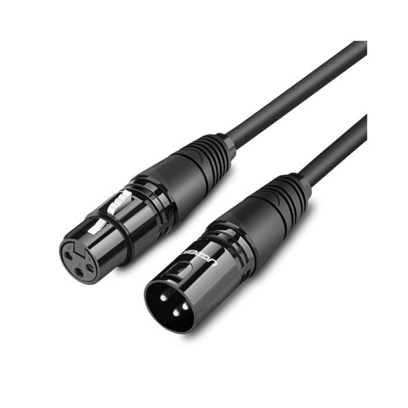 UGREEN AV130 (20714) XLR Male to Female Extension Cable (10M) – Oxygen-Free Copper, Gold-Plated Connectors, High Fidelity Balanced Audio Cord for Microphones & Studio Equipment_img_1