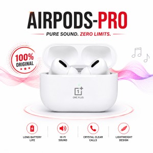 OnePlus AirRO3 True Wireless Bluetooth Earbuds – Noise Reduction TWS Earphones with 360mAh Battery & Clear Sound (White)_img_0