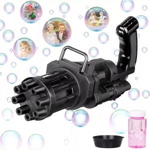 Bubble Blaster 8-Hole Automatic Bubble Blower Electric Bubble Maker Machine Toy for Toddler Kids Boys Girls_img_0