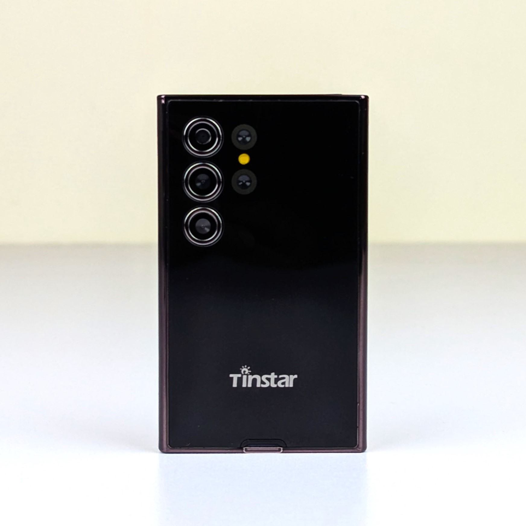 Tinstar T666 Dual sim supported Card phone Golden color_img_3
