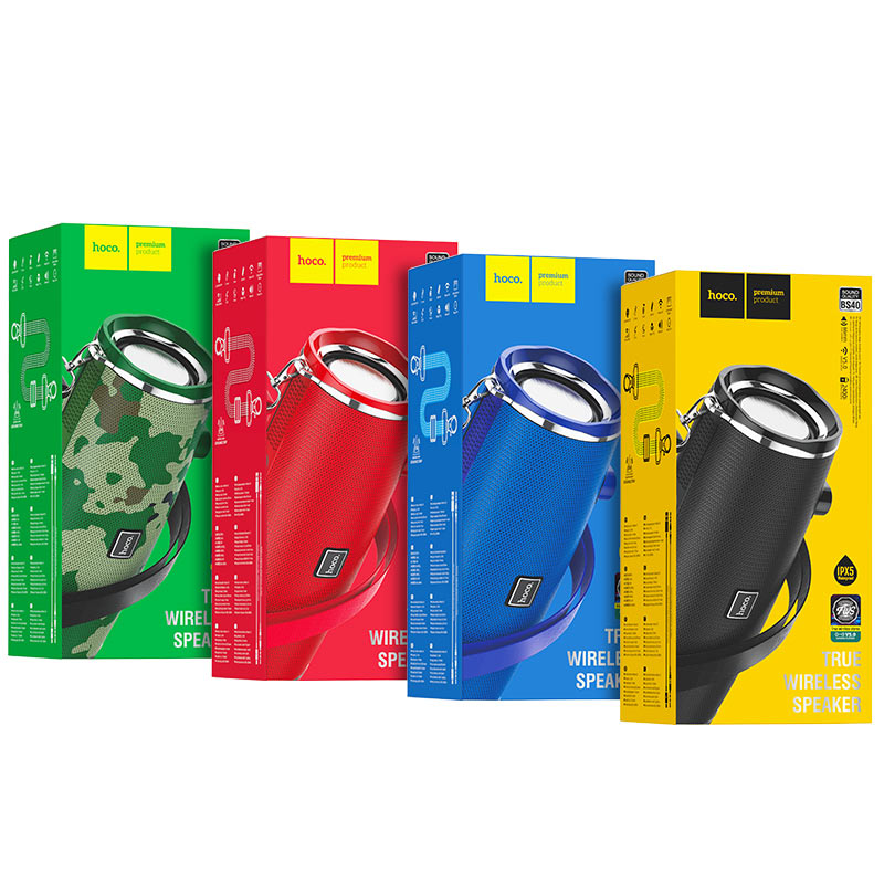 BS40 Desire Song Sports Portable Wireless Loudspeaker – Splashproof Bluetooth Speaker with Built-In Mic, Carry Strap & Long Battery Life_img_1