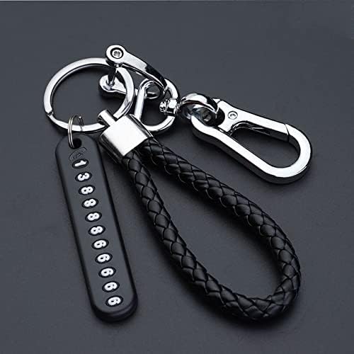Anti-lost keychain with Mobile Number for Bicycle Car Auto Motor Cycle Key Ring Gift_img_2