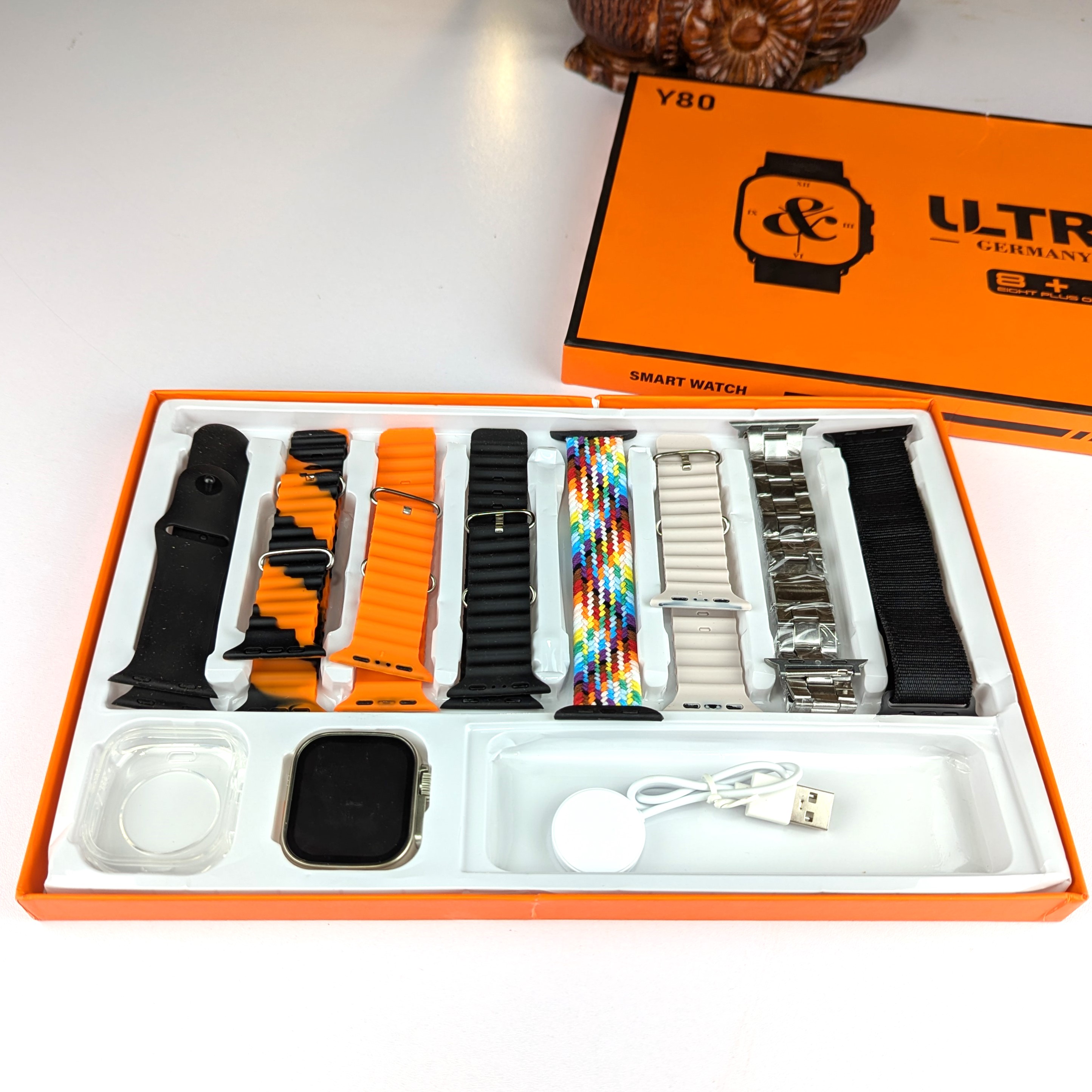 Y80 Ultra Smartwatch With 8 Strap_img_2