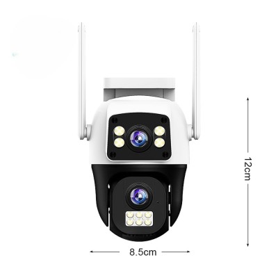 V380 Dual Lens 8MP Outdoor WiFi Security Camera – Bullet & PTZ Gun-Ball Linkage Camera with Human Motion Tracking, Night Vision, Two-Way Audio & IP66 Waterproof_img_5