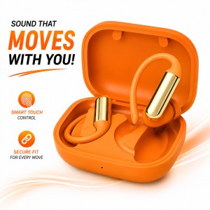 CD001 Open Ear True Wireless Earbuds – Hi-Res Audio Sports Ear-Hook Headphones with ANC Noise Cancelling, Type-C Fast Charging & Long Battery_img_0