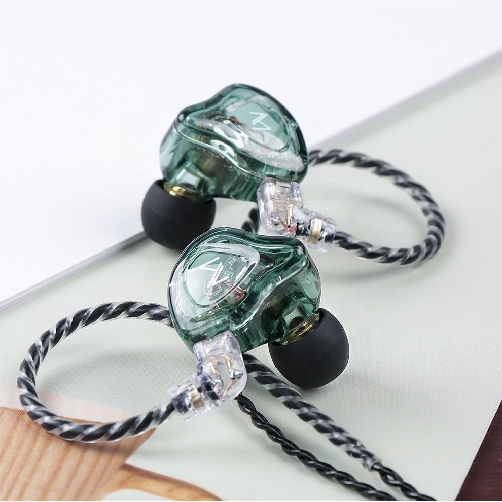 TRN MT1 Professional In-Ear Monitor Earphone – 10mm Dual Magnet Dynamic Driver Wired IEM with 0.75mm 2-Pin Detachable Cable, Transparent Polycarbonate Shell & 3.5mm L-Shaped Plug_img_3