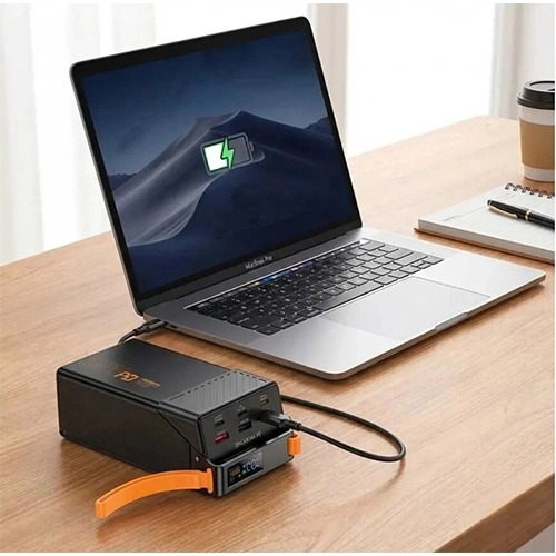 Hoco DB100 Harmony 30000mAh 65W Fast Charging Power Bank – PD & QC 3.0 Support, Dual Type-C & Dual USB-A Ports, Smart Digital LED Display & Laptop Charging Compatible_img_5