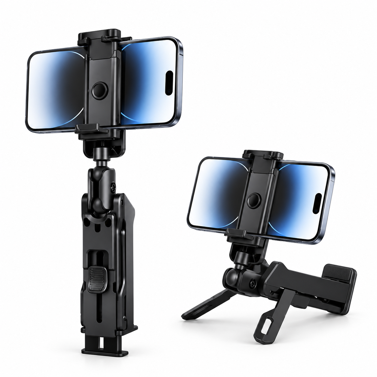 Multifunctional Portable Phone Holder & Tripod – 3-in-1 Versatile Desktop Stand & Table Clamp Mount with 360° Adjustable Rotation for Travel, Live Streaming & Vlogging_img_2