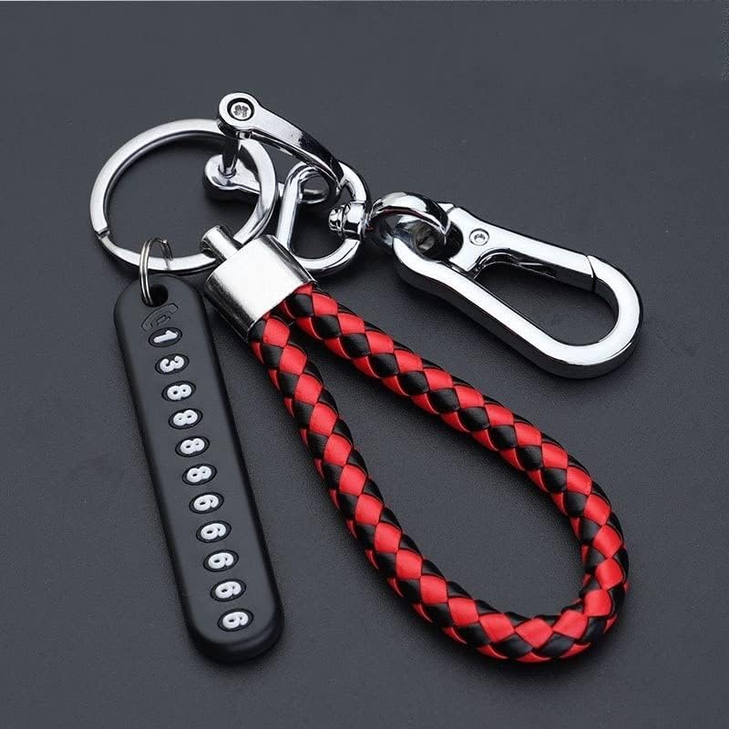 Anti-lost keychain with Mobile Number for Bicycle Car Auto Motor Cycle Key Ring Gift_img_1