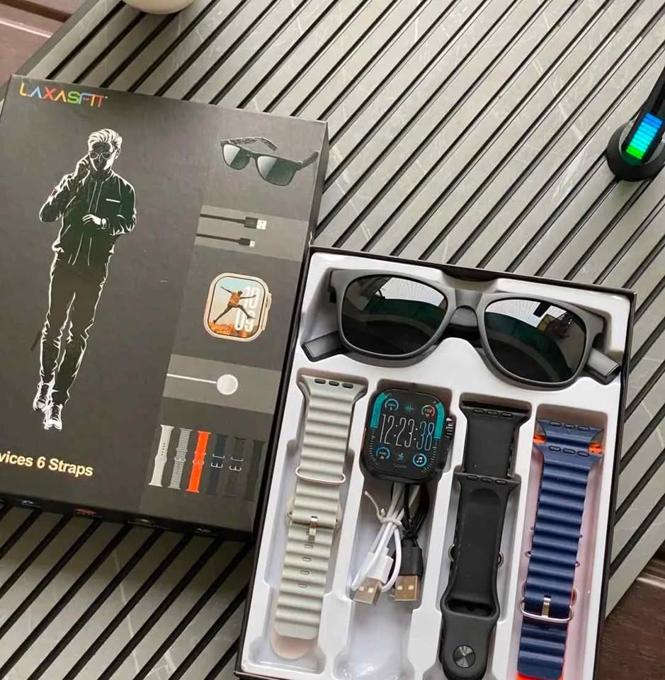 LAXASFIT Smartwatch Set – 2 Devices with 6 Straps_img_3