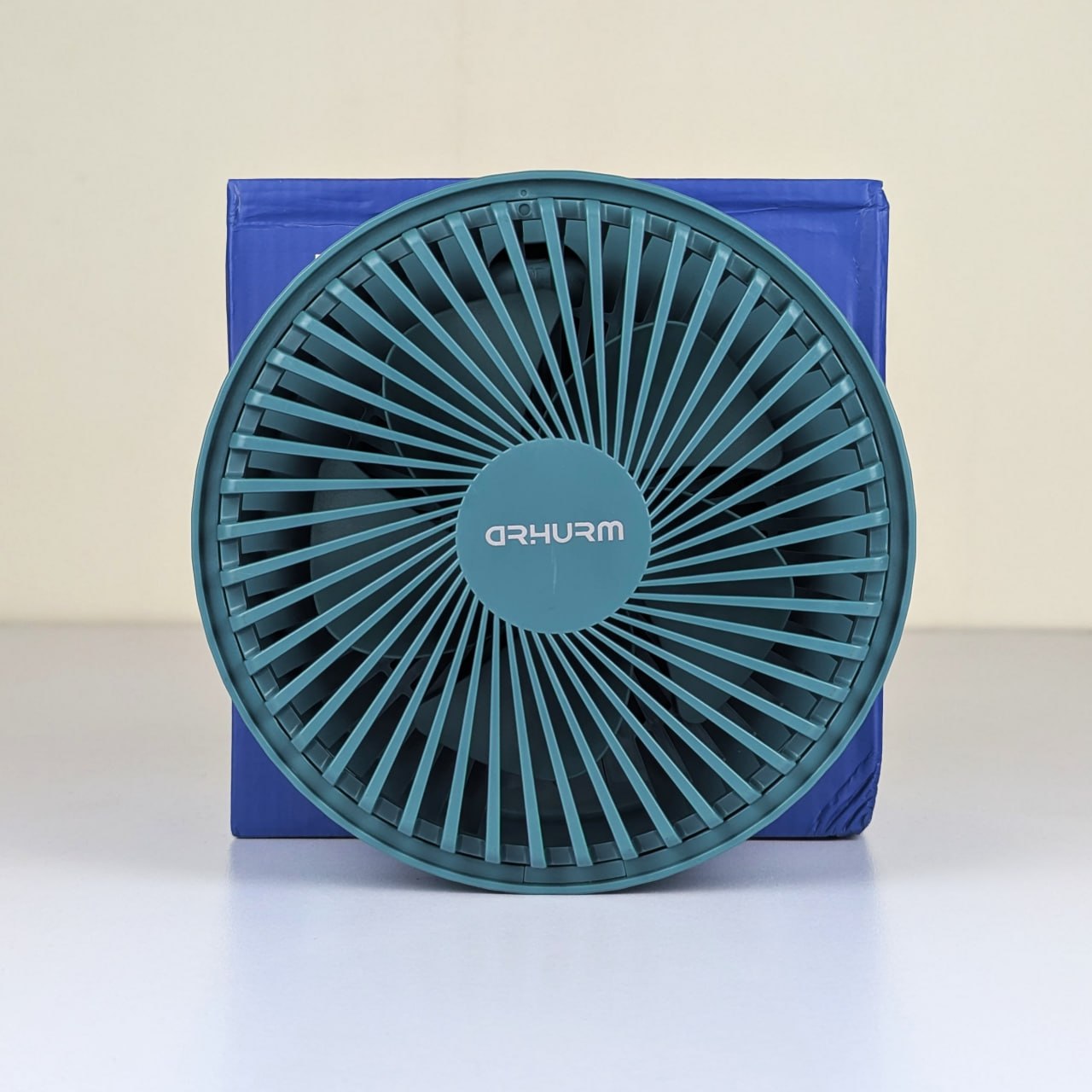 HCZ21 5-Inch Rechargeable Folding Fan (Green) – Portable Telescopic Desk Fan with 2000mAh Battery, 1.5-4 Hours Backup, Micro USB Charging & Compact Design_img_3