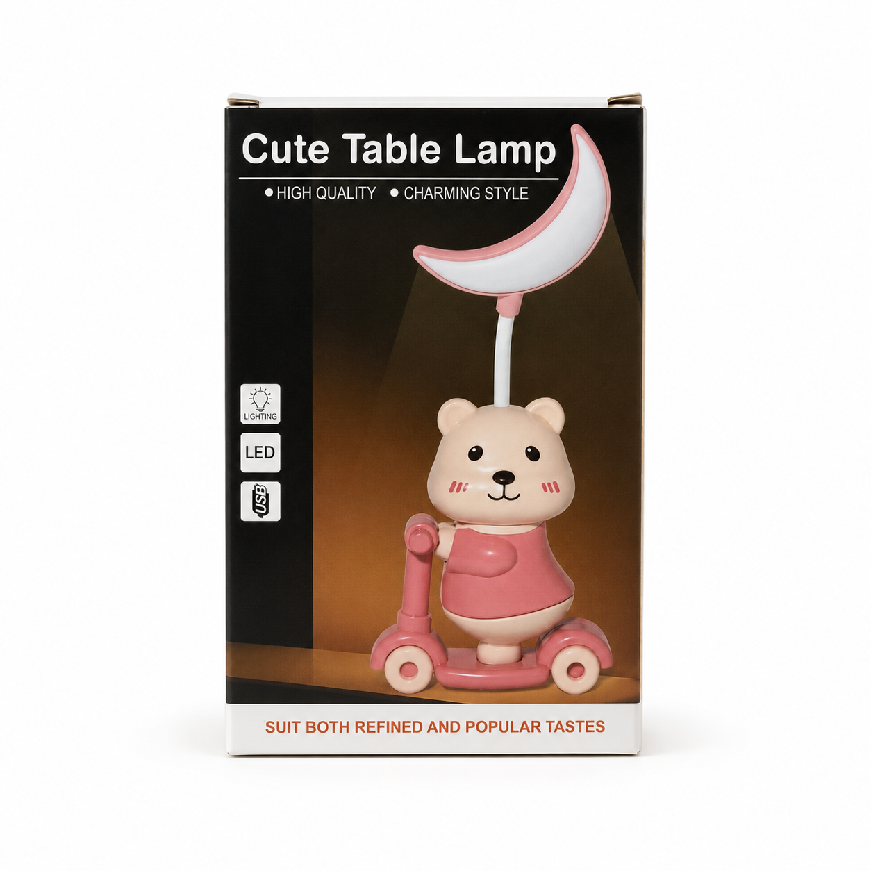 2 in 1 Cartoon Scooter Mini Desk Lamp with sharpener_img_4