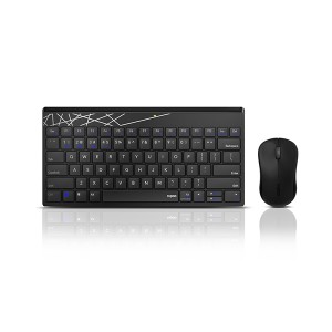 Rapoo 8000S Wireless Keyboard and Mouse Combo (Black) – 2.4GHz Stable Wireless, Spill-Resistant Design, 1000 DPI Optical Mouse, Long Battery Life & 2-Year Warranty_img_0