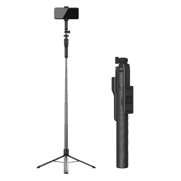 JMARY KT-239 1.75M Handheld Selfie Stick & Tripod Stand 2-in-1 – Extendable Vlogging Monopod with Universal Compatibility for Smartphones & Cameras_img_3