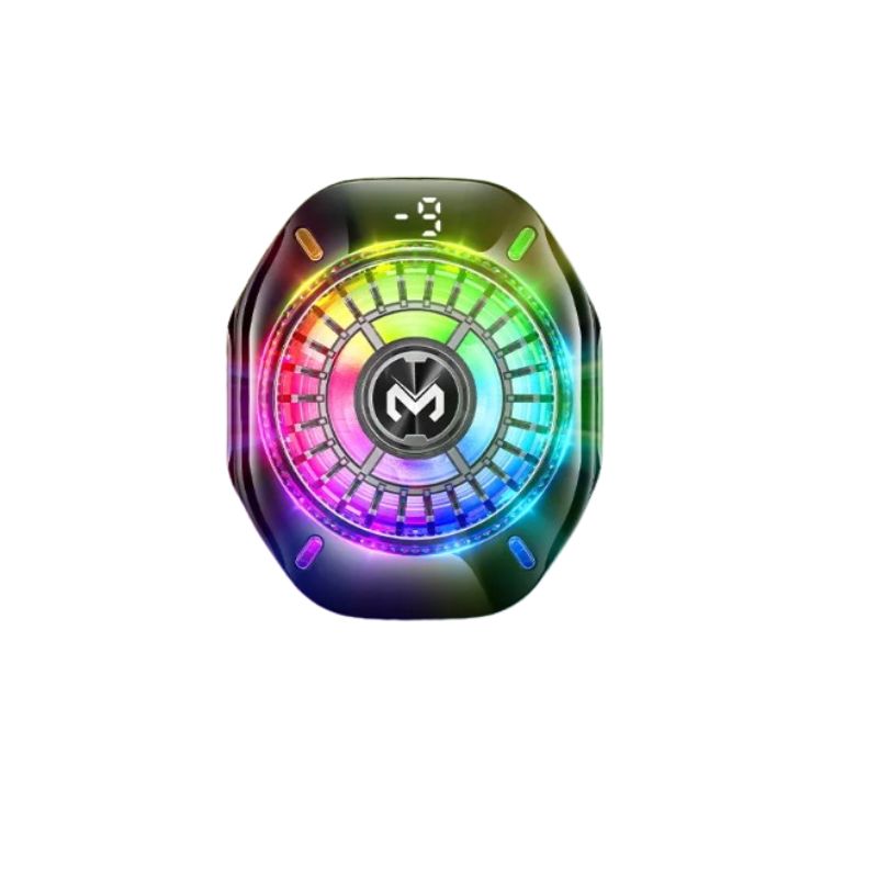 Memo CX10 Magnetic RGB Mobile Phone Cooler – Advanced Semiconductor Refrigeration, Fast 5000 RPM Silent Fan, Dual Magnetic & Clip-on Design, 10W-11W Cooling Power & Lightweight Portability_img_1