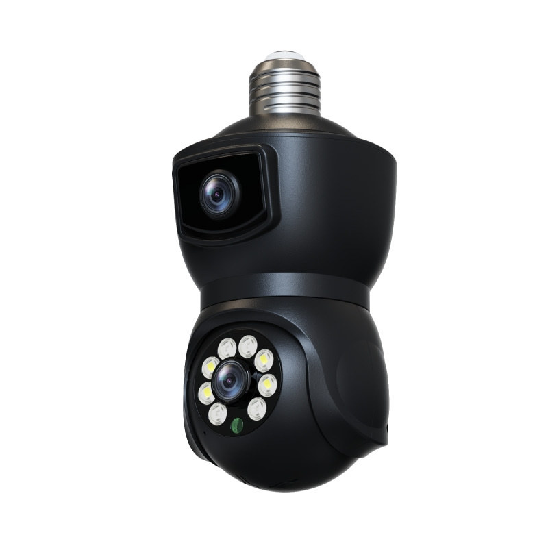 V380 E9 Dual Lens Bulb PTZ IP Camera – 1080P Full HD Wireless WiFi CCTV with E27 Lamp Base, AI Human Detection, Color Night Vision & Two-Way Audio_img_3