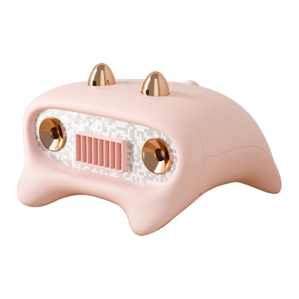 Cute Cat Ear Dual Spray Humidifier & Desktop Fan – Portable USB Rechargeable Air Cooling Mist Diffuser with Soft Ambient Light for Home & Office_img_1