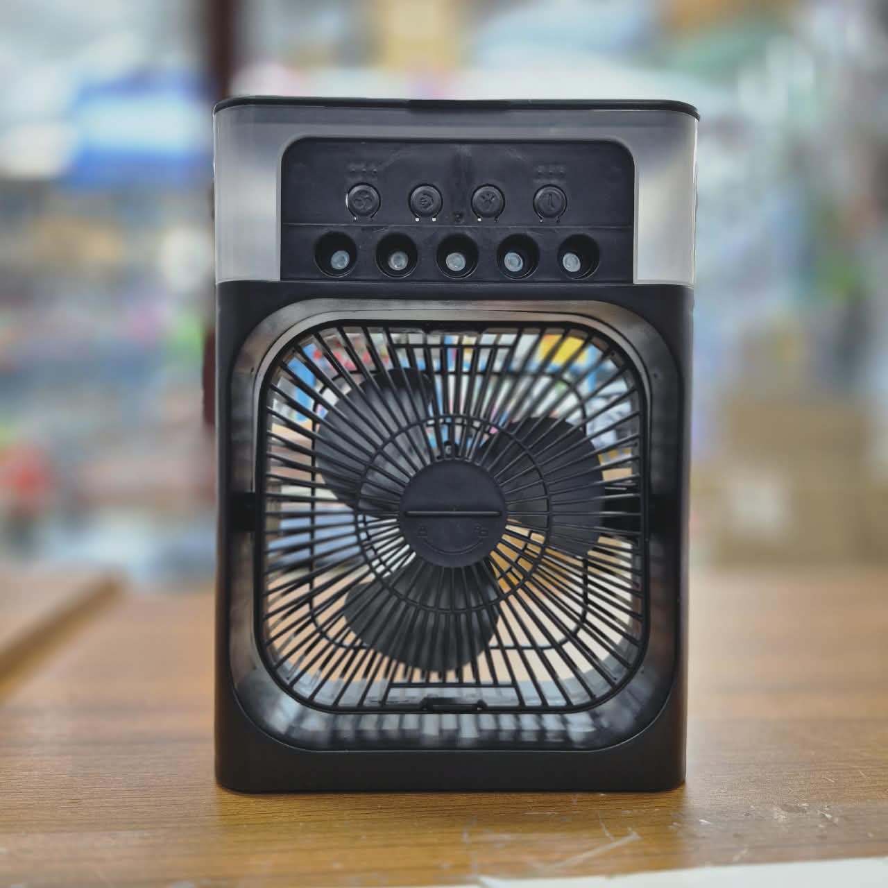Extonic ET-C702 3-in-1 Air Cooler USB Fan – Portable Mist Fan with 600ml Water Tank, Multi-Color LED Night Light, Smart Timer & Type-C Desktop Cooling Fan_img_2