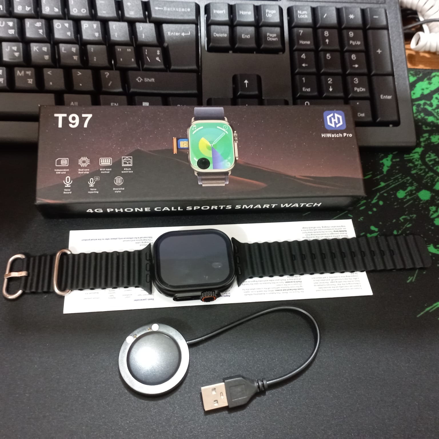 T97 Bluetooth Calling Smartwatch – Black Color image T97 Bluetooth Calling Smartwatch – Black Color image T97 Bluetooth Calling Smartwatch – Black Color_img_1