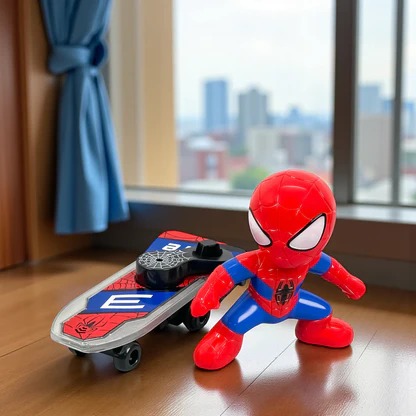 Spiderman Stunt toys for kids. Sliding Plate_img_3