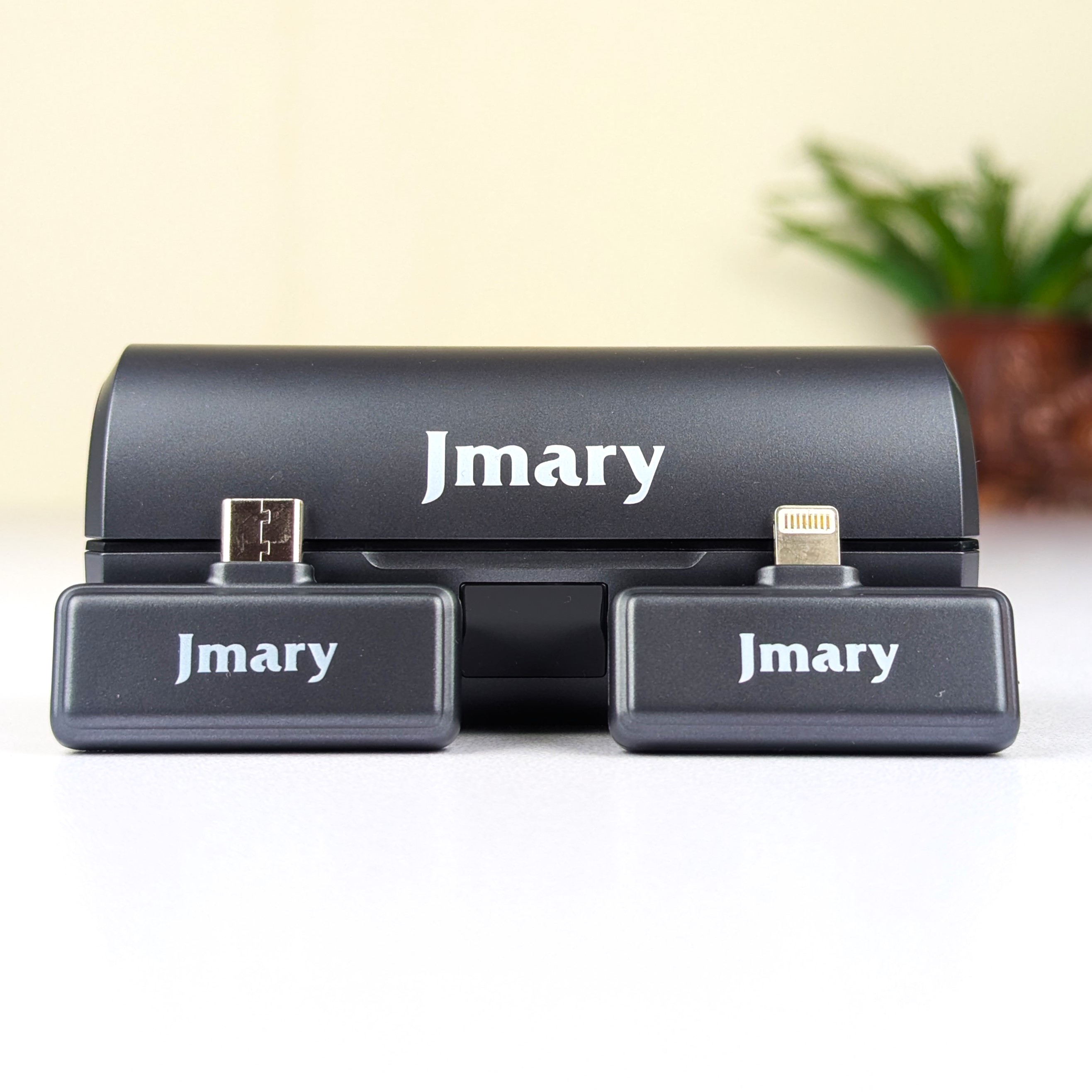 Jmary MW-19 Dual Wireless Lavalier Microphone – 2.4GHz Clip-On Mic with Smart Charging Case, Digital Display, Noise Cancellation & Mute Mode for Vlogging & Interviews_img_4