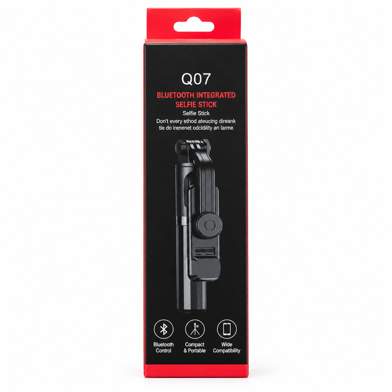 Q07 Foldable Mini Tripod & Bluetooth Selfie Stick – Extendable Portable Stand with LED Light & Wireless Remote Shutter for All Smartphones_img_4