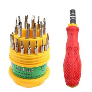 JACKLY JK-6036 31-in-1 Precision Screwdriver Set – Multi-Function Magnetic Tool Kit with 30 Interchangeable Stainless Steel Bits for Electronics & Gadget Repair_img_6