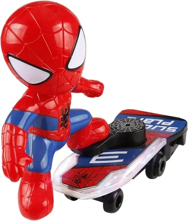 Spiderman Stunt toys for kids. Sliding Plate_img_2
