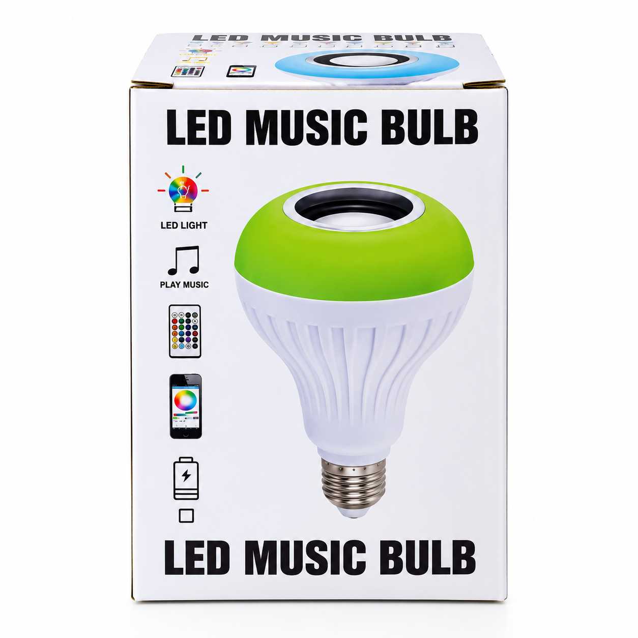 Smart LED Bluetooth Speaker Music Bulb – AC 220V Color-Changing RGB Light Bulb with Remote Control, Wireless Audio Playback & Energy-Saving E27/B22 Socket Support_img_3