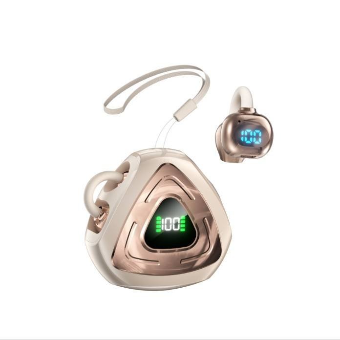 J82 Open-Ear Clip-On True Wireless Earbuds – Bluetooth 5.4 TWS Gaming Headphones with Digital LED Display, Low Latency & IPX4 Waterproof_img_2