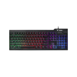 Rapoo V50S Backlit Mechanical Gaming Keyboard (Black) – Tactile Mechanical Switches, Multi-Color Backlighting, Anti-Ghosting, Durable Build & 2-Year Warranty_img_0