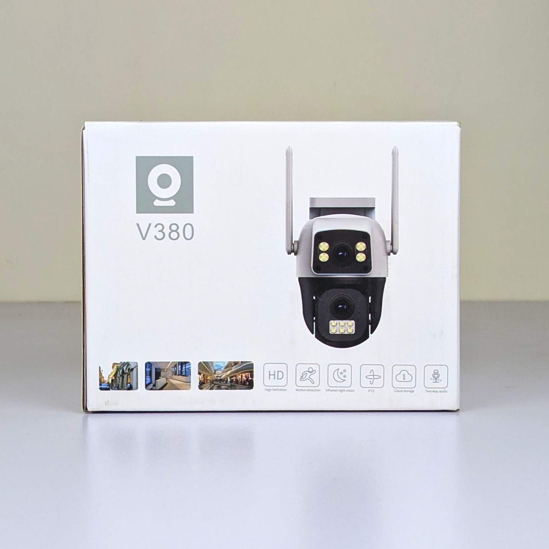 V380 Dual Lens 8MP Outdoor WiFi Security Camera – Bullet & PTZ Gun-Ball Linkage Camera with Human Motion Tracking, Night Vision, Two-Way Audio & IP66 Waterproof_img_3