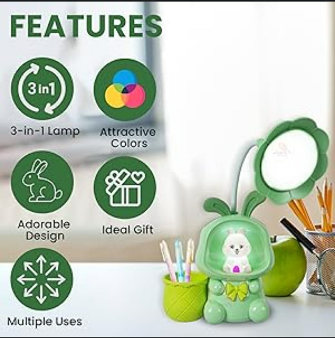 Cute Desk Lamp with Pen Holder_img_1