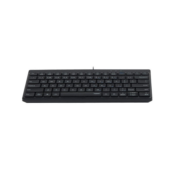 Rapoo NK8000 USB Wired Compact Keyboard (Black) – Space-Saving 80-Key Layout, Durable Laser-Carved Keycaps, FN Multimedia Hotkeys & 2-Year Warranty_img_3