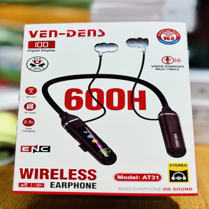 VEN-DENS 600H Wireless Earphone (Model: AT31)_img_2