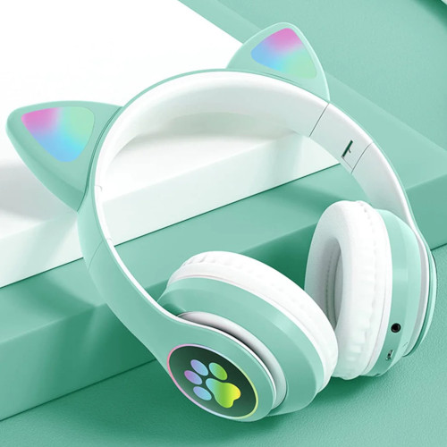 CAT STN-28 Wireless Cat Ear Headset – Bluetooth 5.0 Over-Ear Headphones with 40mm Speakers, 400mAh Battery, 7-Hour Playtime & Cute Stylish Design_img_3