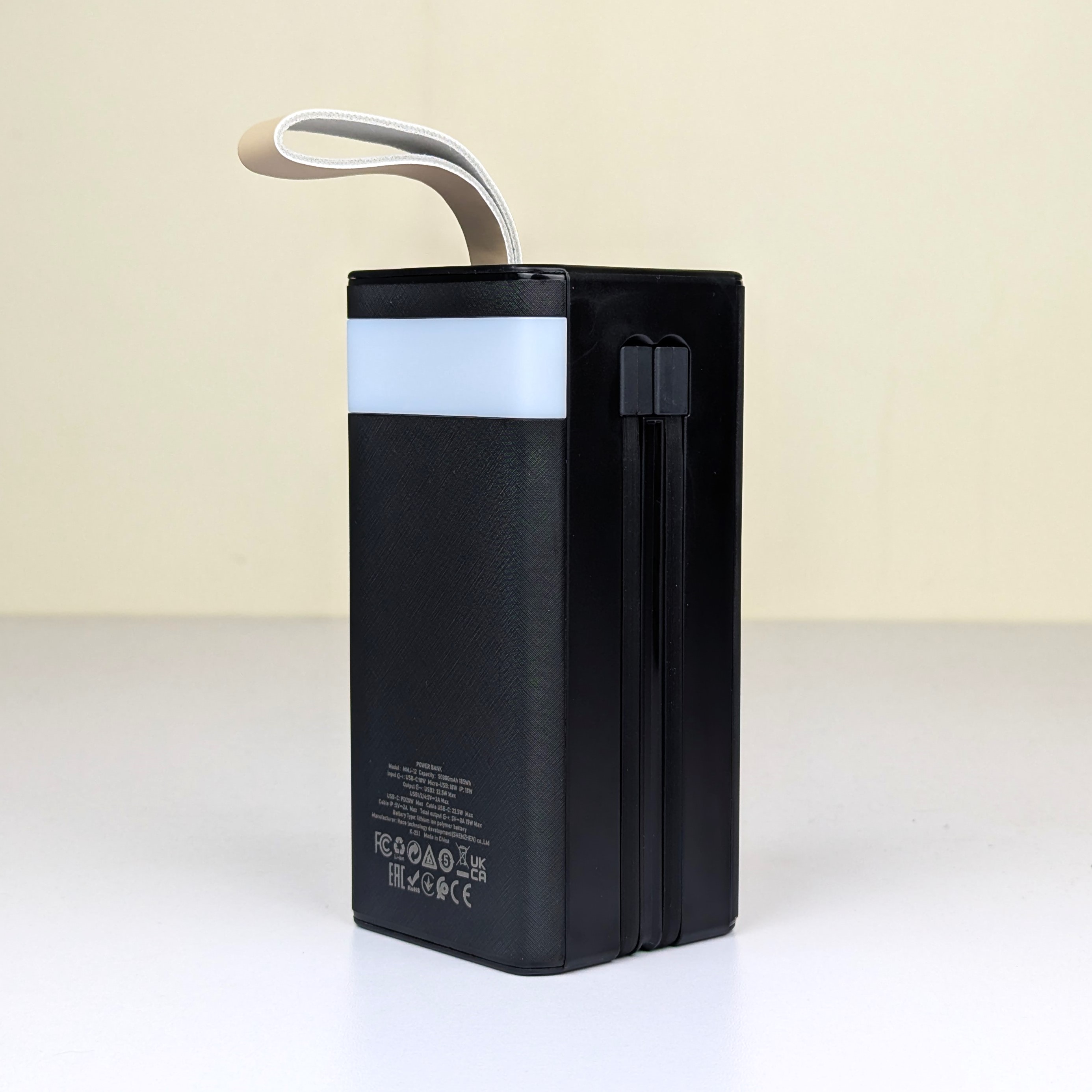 Hoco MMJ-12 50000mAh Fast Charging Power Bank – 22.5W PD/QC Portable Charger with Triple Outputs, LED Digital Display & Multi-Protection Safety_img_5