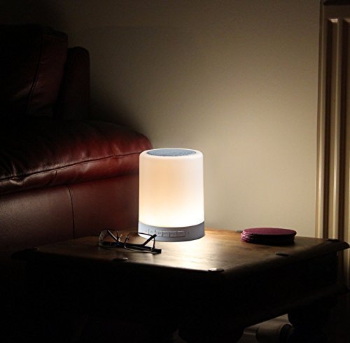 Touch Lamp Portable Bluetooth Speaker – Smart Touch Color-Changing Night Light, 3 Brightness Levels, 3W Speaker, TF Card & AUX Support with 800mAh Battery_img_2