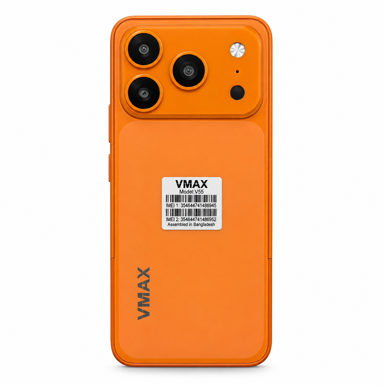 VMAX V55 PRO Max Feature Phone – 2.8 Inch HD Display, Slim Metal Body, 2500mAh Built-In Battery, Type-C Port, Wireless FM, Auto Call Recording & Dual SIM Support_img_3