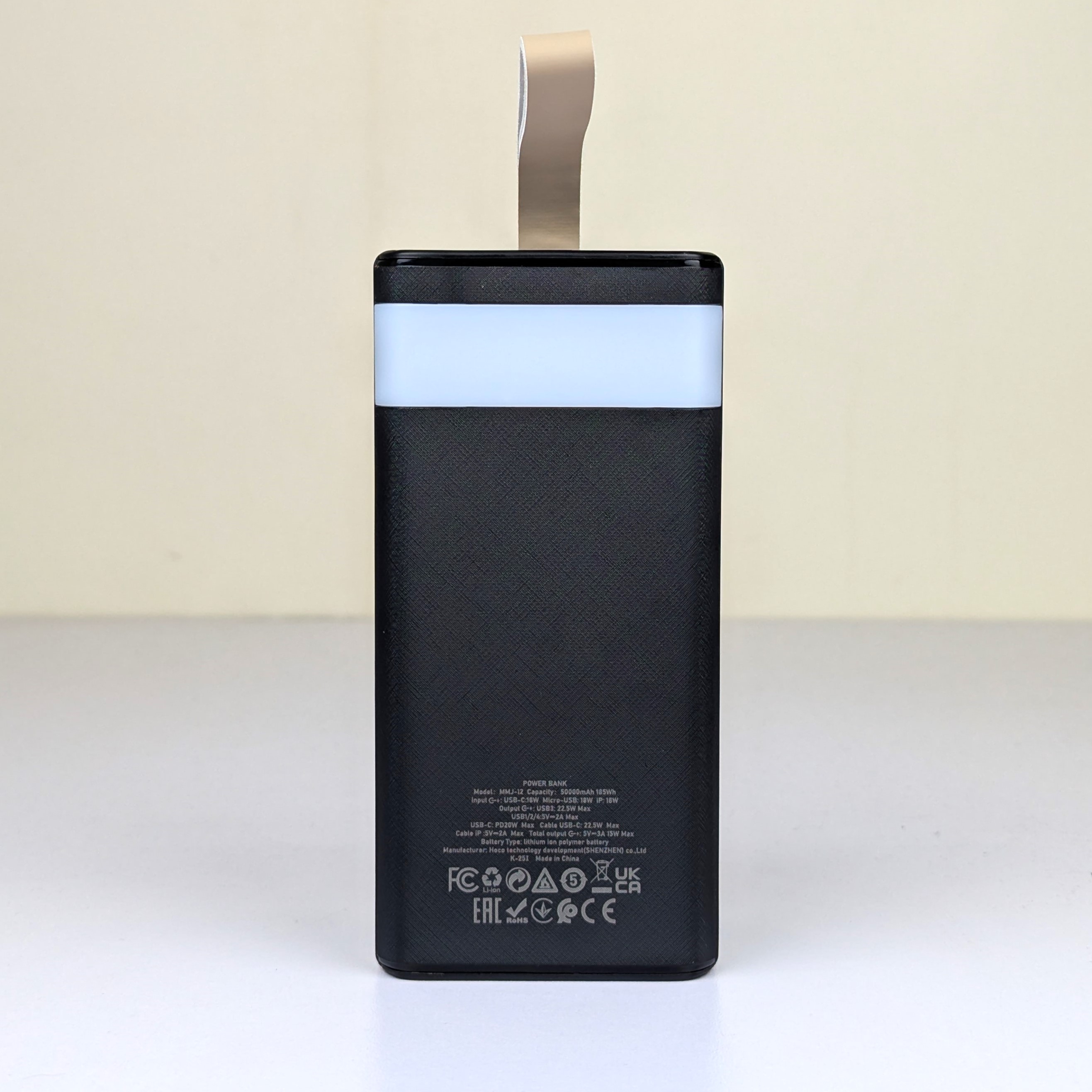 Hoco MMJ-12 50000mAh Fast Charging Power Bank – 22.5W PD/QC Portable Charger with Triple Outputs, LED Digital Display & Multi-Protection Safety_img_3