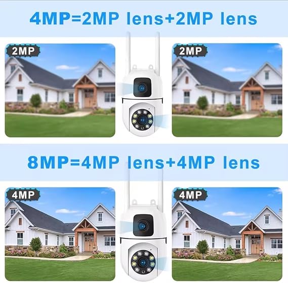 New V380 Mini Indoor PTZ Dual Lens 4MP HD Smart Home WiFi Security Camera – Baby Monitor with Night Vision, Two-Way Audio & Cloud Storage (SQ21-L)_img_5