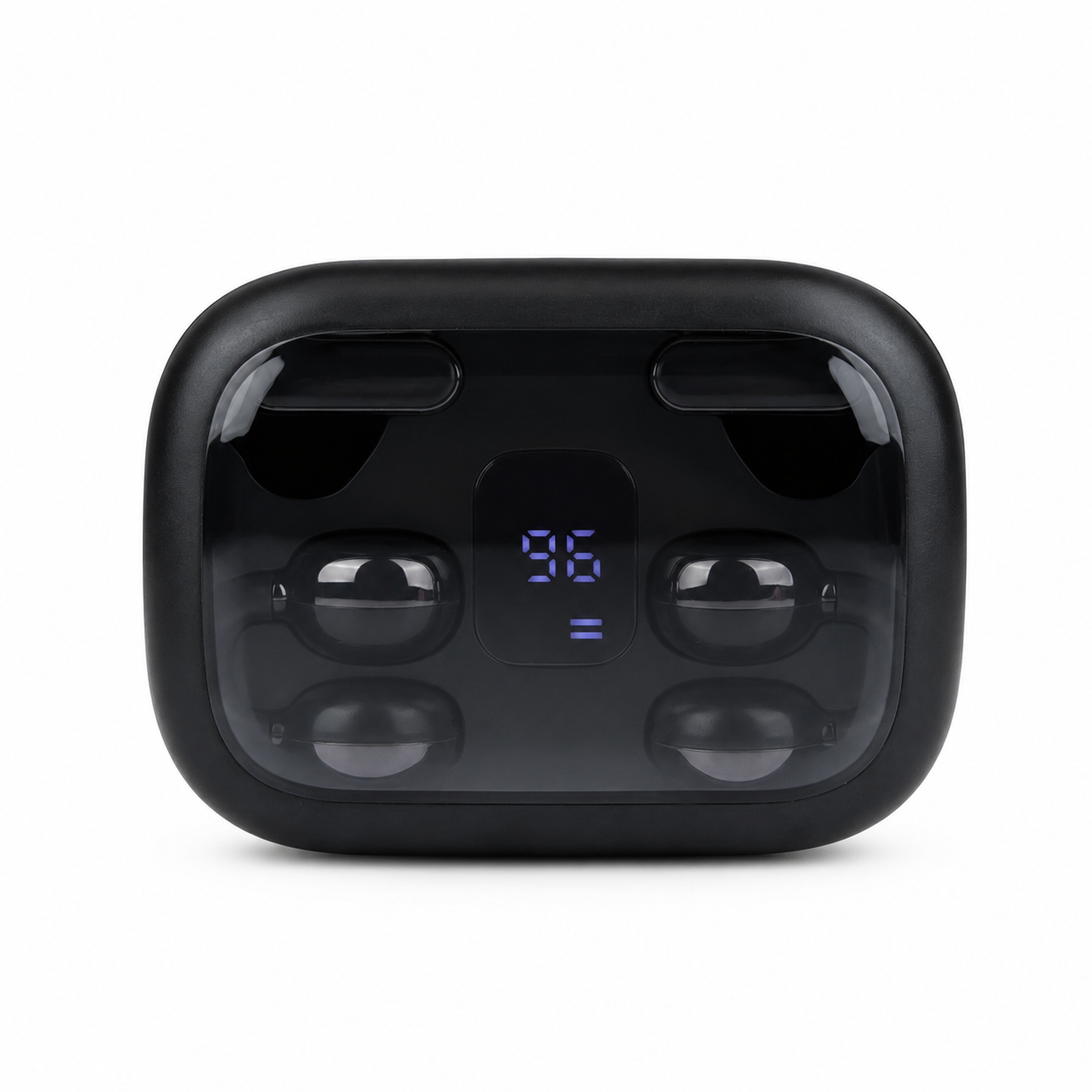 Q10 HiFi Stereo Sports Wireless Earbuds (2 Pairs) – 4-in-1 Combo Set with In-Ear & Open-Ear Clip Design, Bluetooth 5.4, LED Digital Display & IPX4 Waterproof_img_7