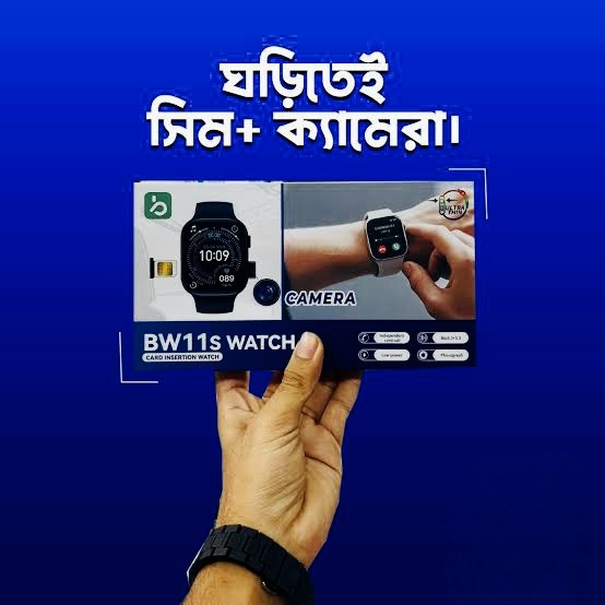 BW11s Camera Smart Watch SIM Support Fitness Tracking Smart Watch 2.1 Display_img_3